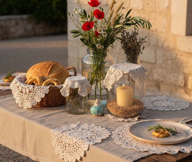 Villa table setup - Mapuliaria